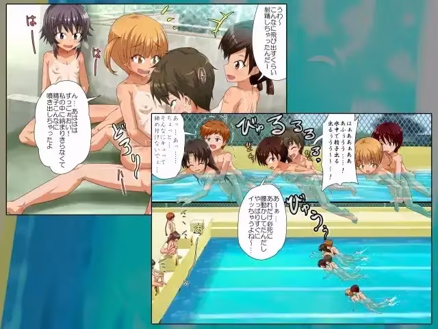 【全裸で水泳授業しちゃいました!!】 サンプル画像 2